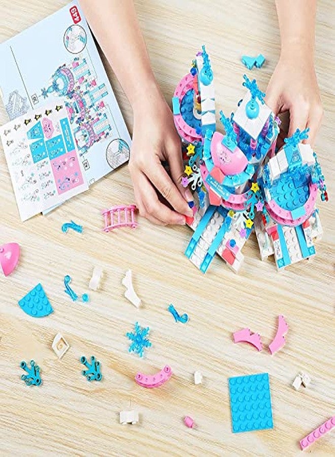 Babelly 552Pcs Princess Castle Building Block Toys for Girls Toys for Kids Birthday Gifts Toys for 10+ Years Old Girls, Multi Color - Image 3